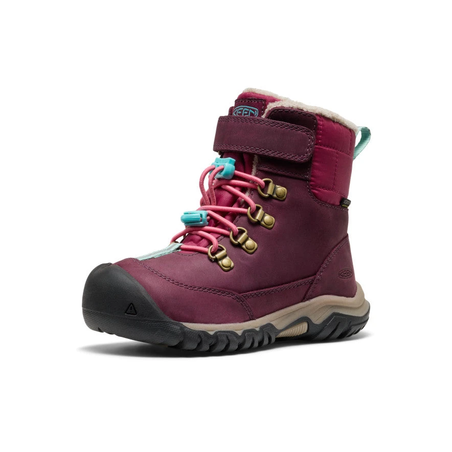 Keen Little Kids' Kanibou Waterproof Winter Boot | Fig/Pink Lemonade 3 Keen Little Kids' Kanibou Waterproof Winter Boot | Fig/Pink Lemonade - Image 3