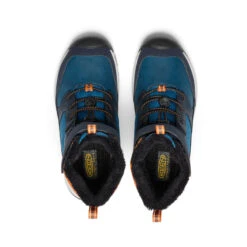 Keen Big Kids' Skua Waterproof Winter Boot | Sky Captain/Gold Flame -Keen 09b752ad5504509117bc1cad4ba880a197fb144c