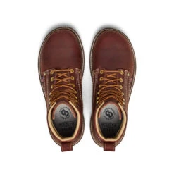 Keen Men's Liberty 6" Waterproof 90° Heel Boot (Soft Toe) | Bombay Brown/Gum -Keen 0d514b3635e34678338df80e93c0891b9c3ec8f9