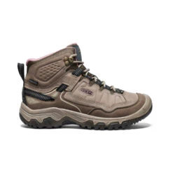 Keen Women's Targhee IV Wide Waterproof Hiking Boot | Brindle/Nostalgia Rose