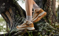 Keen Women's Hightrail Waterproof Hiking Boot | Safari/Chipmunk -Keen 1030348 lifestyle 01 dd1b3841 b41d 4b22 a579 6262a1076a19