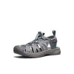 Keen Women's Whisper | Medium Grey/Peacock Green -Keen 148bb1511008aaad789dada3b5738cd8d02b22e6