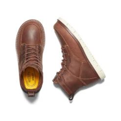 Keen Women's San Jose 6" Boot (Soft Toe) | Gingerbread/Off White -Keen 1496c71d57f68e5885863fcfcc7831d976c8da70