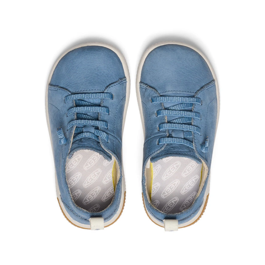 Keen Little Kids' KNX Leather Sneaker | Coronet Blue/Vapor 4 Keen Little Kids' KNX Leather Sneaker | Coronet Blue/Vapor - Image 4