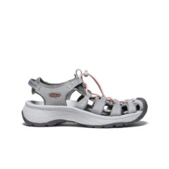 Keen Women's Astoria West Sandal | Grey/Coral