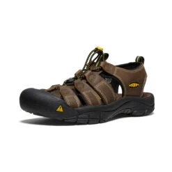 Keen Men's Newport Leather Sandal | Bison -Keen 17014a67aa06a5b07b2602cd4f7d36e91f48a1de