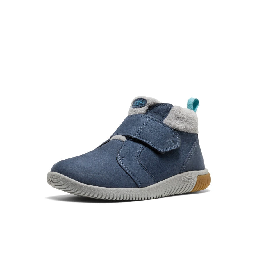 Keen Big Kids' KNX Middie | Vintage Indigo/Alloy 3 Keen Big Kids' KNX Middie | Vintage Indigo/Alloy - Image 3