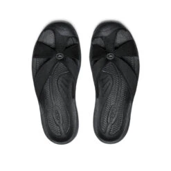 Keen Women's Bali Slide Sandal | Black/Steel Grey -Keen 19fe3aa139b6314cffdb75711d197418fbc5a93f