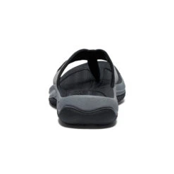 Keen Men's Kona Leather Flip-Flop | Steel Grey/Black -Keen 1b20b2d5895d5c6e9a8d1bf574bea6e396d0516f