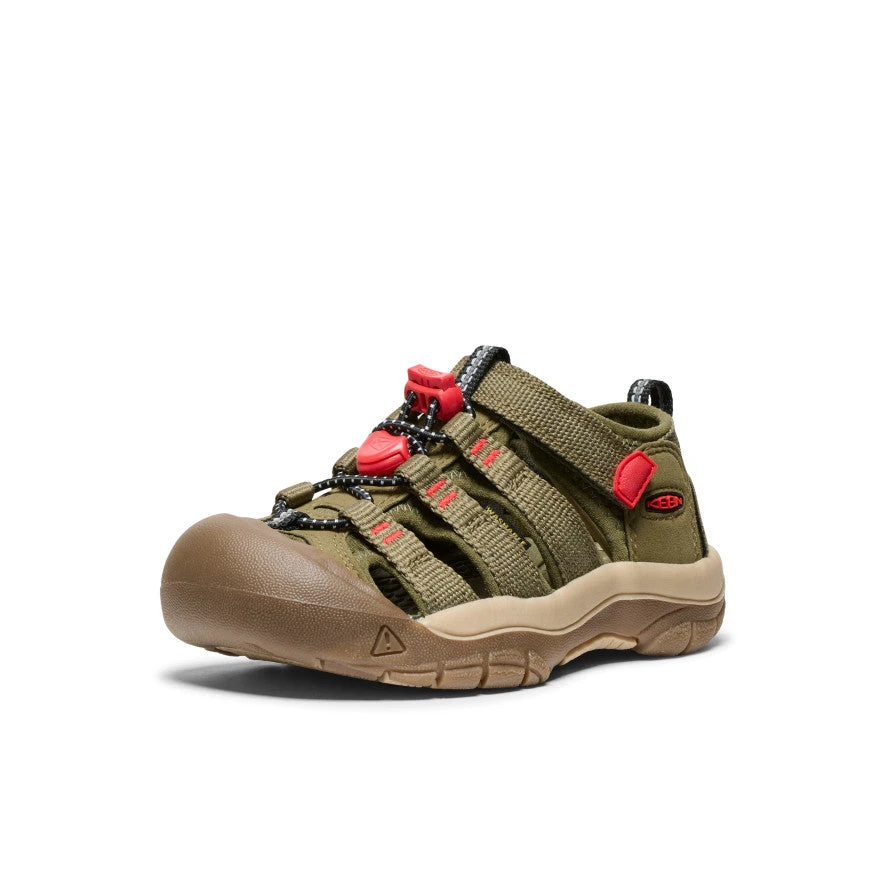 Keen Little Kids' Newport H2 | Martini Olive/Aura Orange 2 Keen Little Kids' Newport H2 | Martini Olive/Aura Orange - Image 2