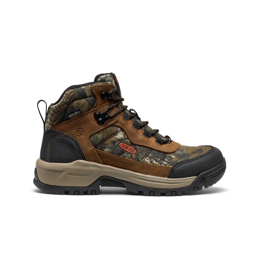 Keen Women's Skokie Waterproof Work Boot (Soft Toe) | Camo/Black 1 Keen Women's Skokie Waterproof Work Boot (Soft Toe) | Camo/Black
