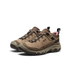 Keen Women's Targhee IV Waterproof Hiking Shoe | Brindle/Nostalgia Rose -Keen 21bcd7ee96685c55e6f2df81c763a87d11ecd477