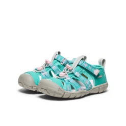 Keen Little Kids' Seacamp II CNX | Bright Aqua/Giggle Pink -Keen 22eb5bc55e052ffd211b31a762234a2c6e52feed