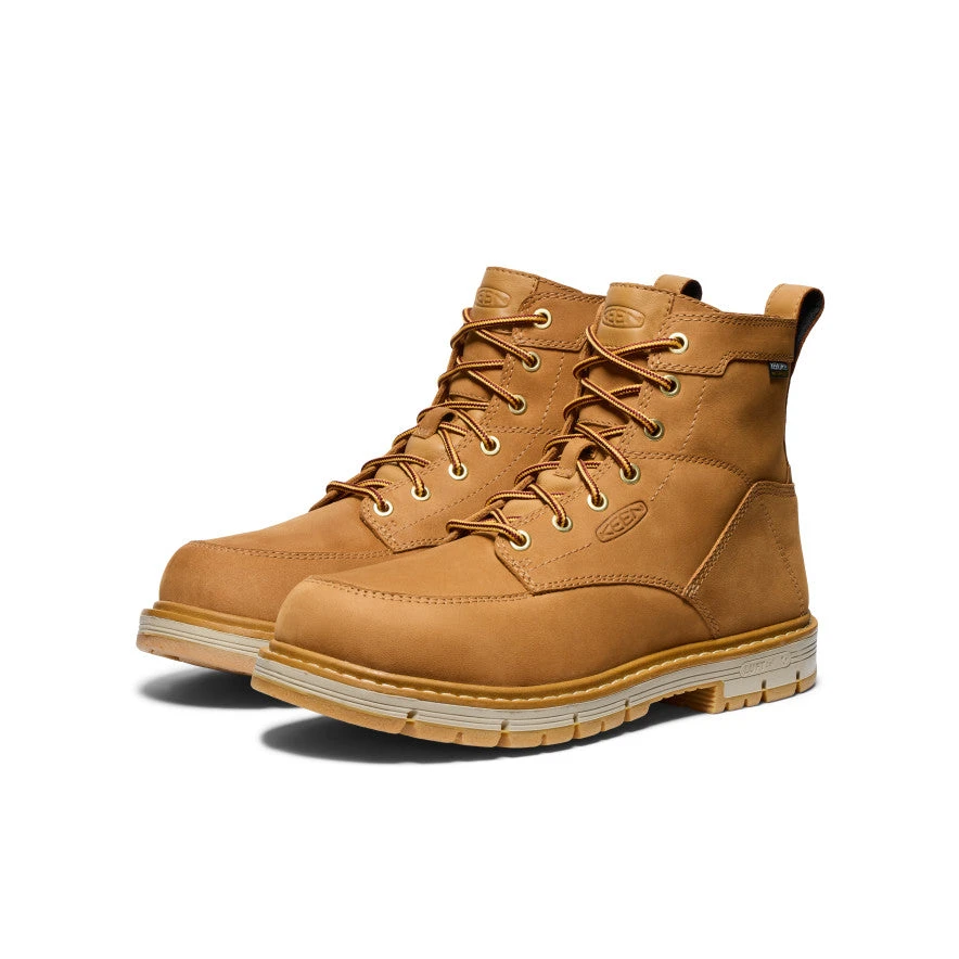 Keen Men's San Jose 6" Waterproof 90° Heel Boot (Soft Toe) | Bistre/Gum 2 Keen Men's San Jose 6" Waterproof 90° Heel Boot (Soft Toe) | Bistre/Gum - Image 2