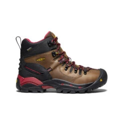 Keen Men's Pittsburgh 6" Waterproof Boot (Steel Toe) | Bison