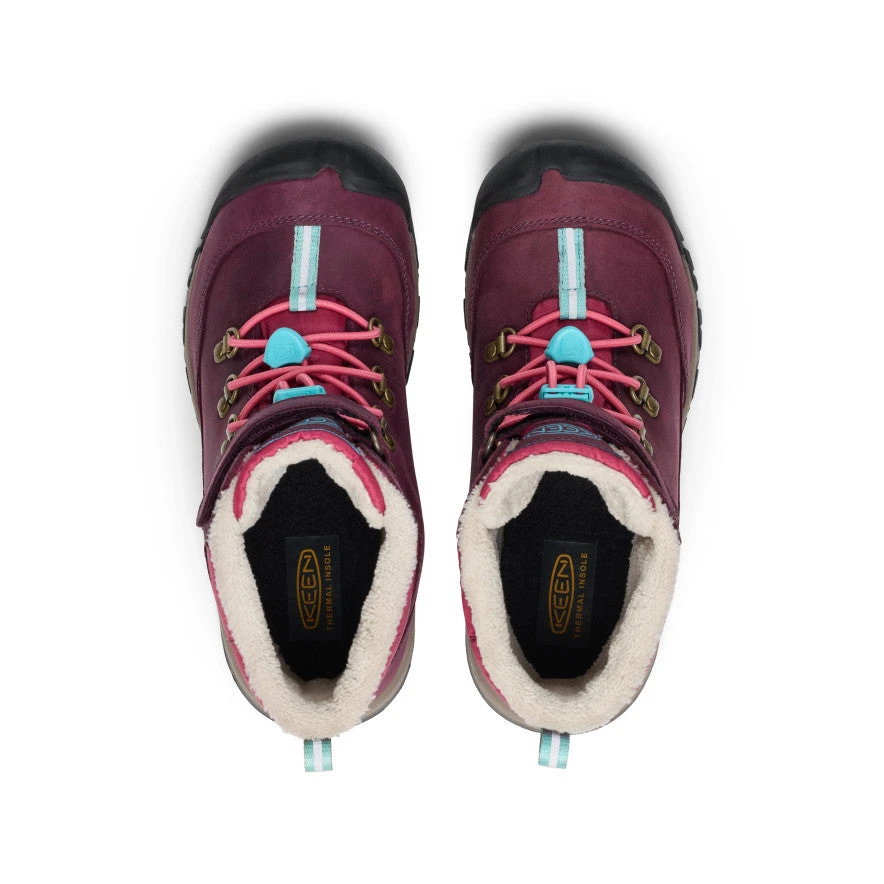 Keen Big Kids' Kanibou Waterproof Winter Boot | Fig/Pink Lemonade 4 Keen Big Kids' Kanibou Waterproof Winter Boot | Fig/Pink Lemonade - Image 4