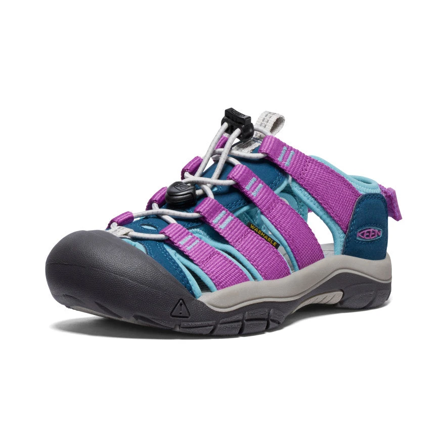 Keen Big Kids' Newport Boundless Sandal | Legion Blue/Willowherb 3 Keen Big Kids' Newport Boundless Sandal | Legion Blue/Willowherb - Image 3
