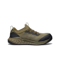 Keen Men's Arvada Shift Work Sneaker (Carbon Toe) | Martini Olive/Black