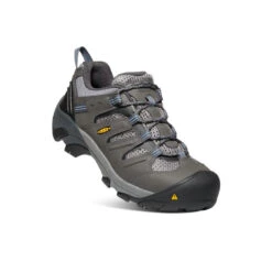 Keen Men's Lansing Low (Steel Toe) | Magnet/Majolica Blue -Keen 380e691a0fb0a6d40f3fd36328742b90d386d761