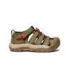 Keen Little Kids' Newport H2 | Martini Olive/Aura Orange