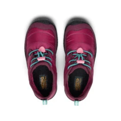 Keen Big Kids' Howser II Waterproof Chukka | Beaujolais/Pool Blue -Keen 45f7ff27adc2d30b5220032e62d5d41d73e63954