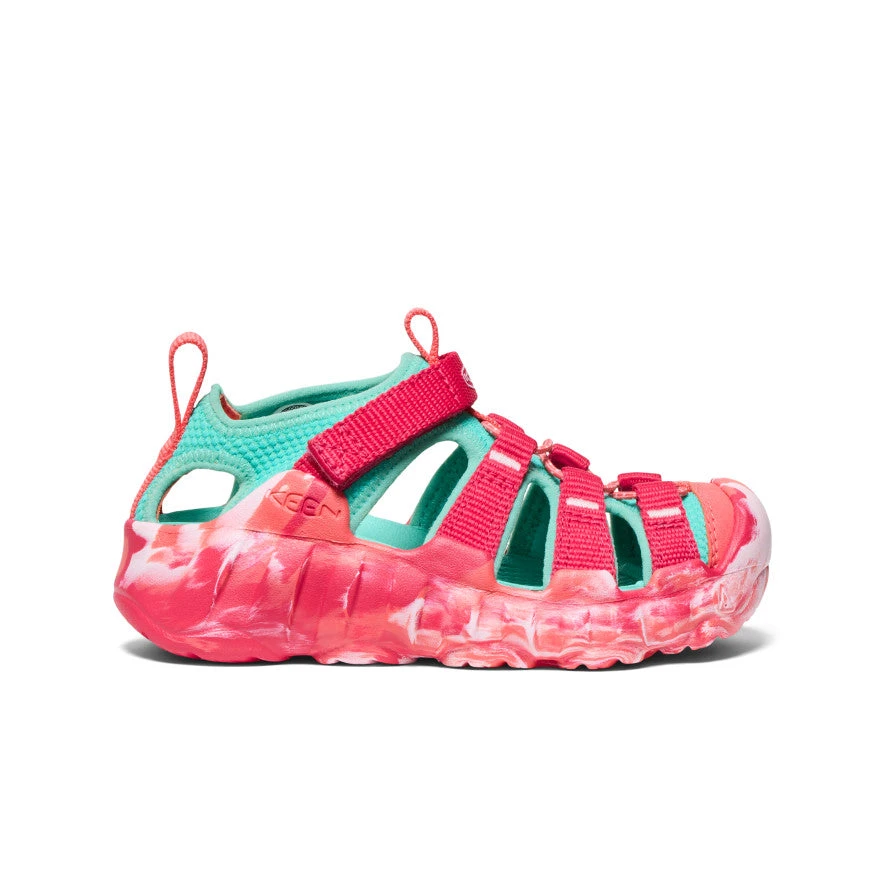 Keen Little Kids' Hyperport H2 Sandal | Raspberry/Pool Blue 1 Keen Little Kids' Hyperport H2 Sandal | Raspberry/Pool Blue