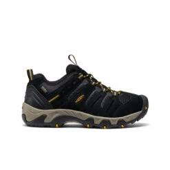 Keen Men's Headout Waterproof Hiking Shoe | Black/Lemon Curry