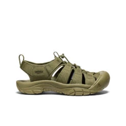 Keen Men's Newport H2 Sandal | Monochrome/Olive Drab