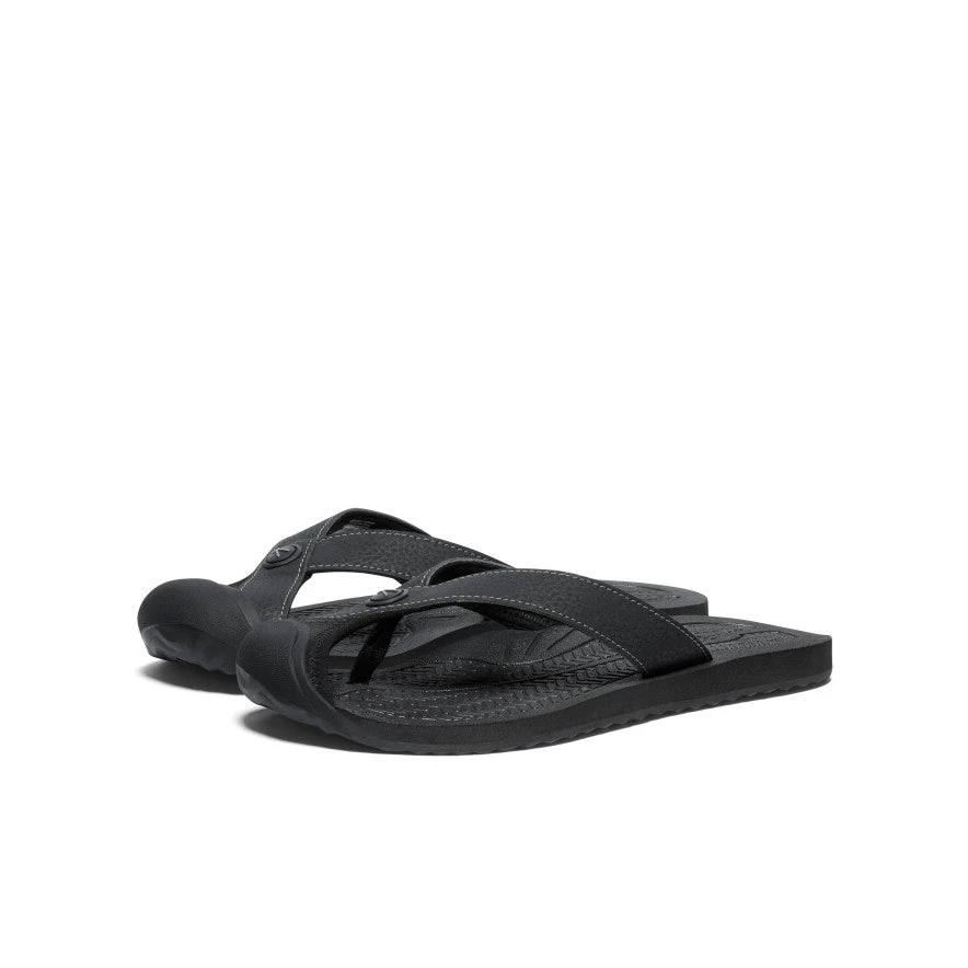 Keen Women's Barbados Flip-Flop | Black/Steel Grey 2 Keen Women's Barbados Flip-Flop | Black/Steel Grey - Image 2