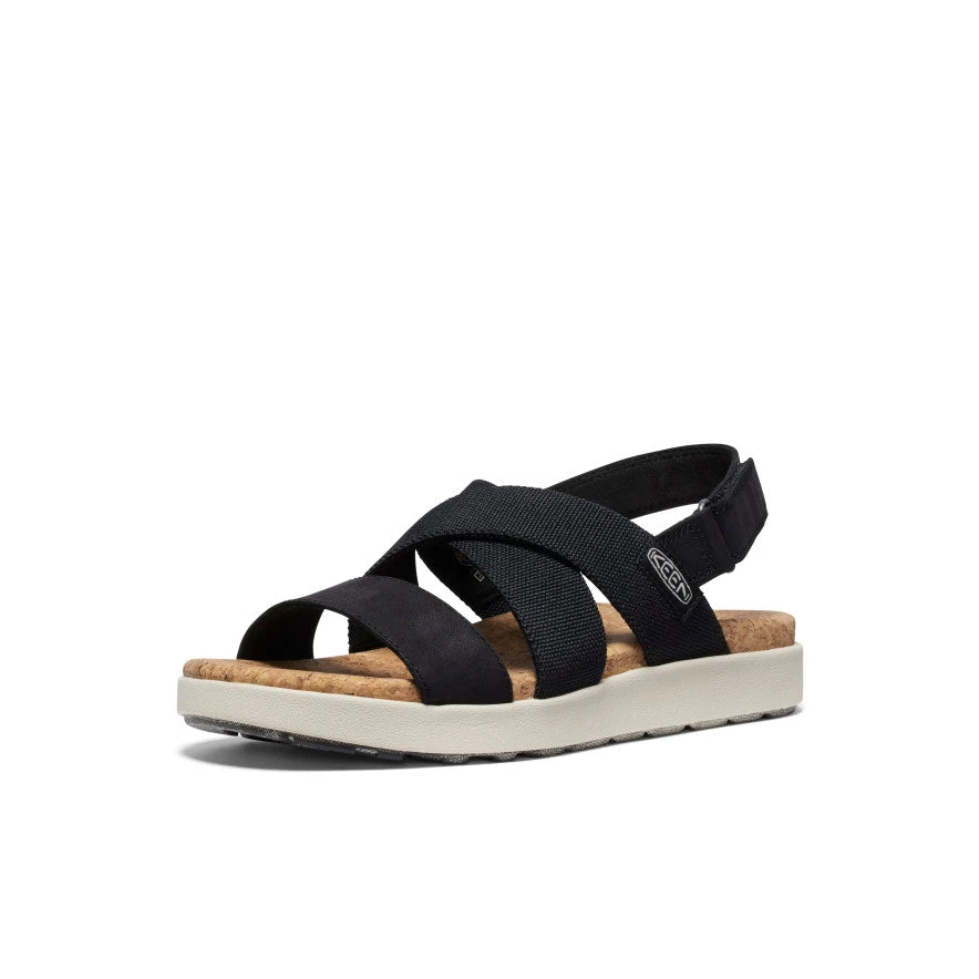 Keen Women's Elle Criss Cross Sandal | Black/Birch 3 Keen Women's Elle Criss Cross Sandal | Black/Birch - Image 3