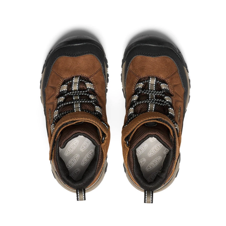 Keen Little Kids' Targhee IV Waterproof Hiking Boot | Bison/Brindle 4 Keen Little Kids' Targhee IV Waterproof Hiking Boot | Bison/Brindle - Image 4