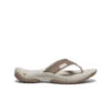 Keen Women's Kona Leather Flip-Flop | Brindle/Silver Birch