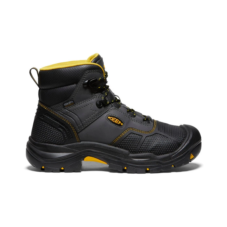 Keen Men's Logandale Waterproof Boot (Steel Toe) | Raven/Black 1 Keen Men's Logandale Waterproof Boot (Steel Toe) | Raven/Black