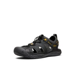 Keen Men's SOLR Sandal | Black/Gold -Keen 607ac14093cb68d19b3c84d3fb9dca7def3e6e1c