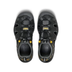 Keen Men's SOLR Sandal | Black/Gold -Keen 61c1d4bb6069650d67d38b1b4856a558dc4b0649