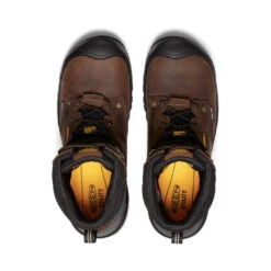 Keen Men's Independence 8" Insulated Waterproof Boot (Carbon Toe) | Dark Earth/Black -Keen 61e91805c346d2699630bdb52d30faa07dafd532