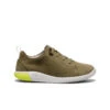 Keen Big Kids' KNX Leather Sneaker | Martini Olive/Evening Primrose