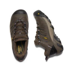 Keen Men's Lansing Low (Steel Toe) | Cascade Brown/Fired Brick -Keen 693bc8e79431502ef40fefacbeacbf904a368ecc