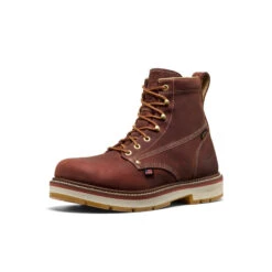 Keen Men's Liberty 6" Waterproof 90° Heel Boot (Carbon Toe) | Bombay Brown/Gum -Keen 6b2575e5d4ec5df3dfdb739b61d2c080a9cf7b05