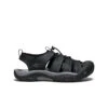 Keen Men's Newport Leather Sandal | Black/Steel Grey