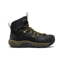 Keen Men's Revel IV Polar Waterproof Boot | Black/Lemon Curry