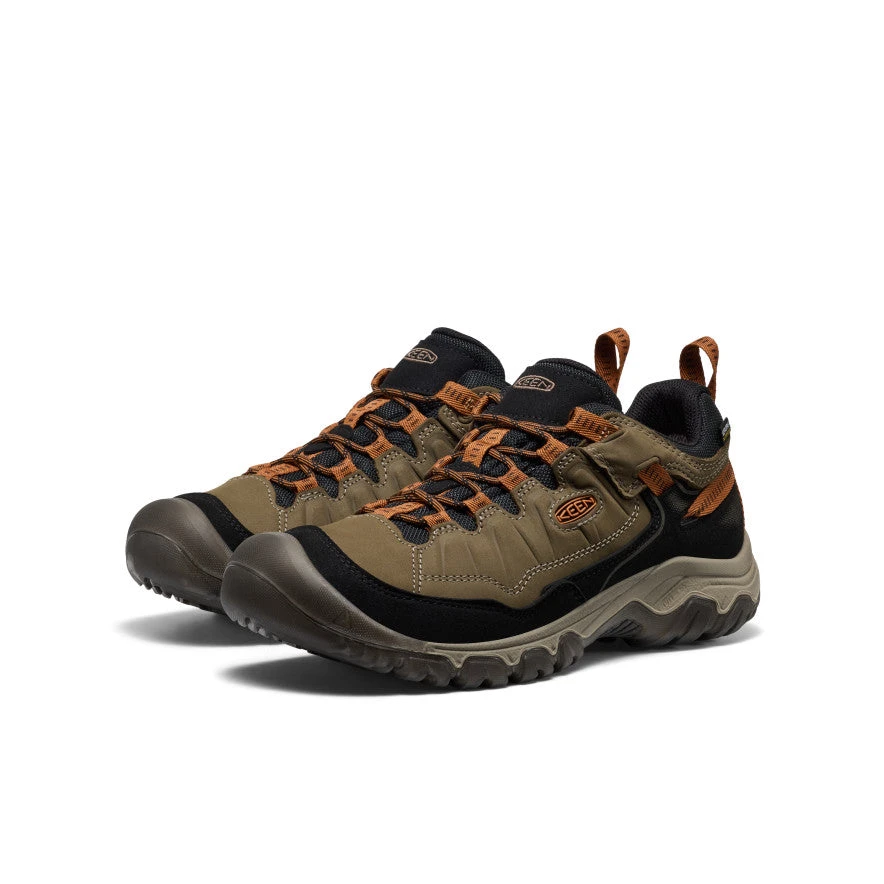 Keen Men's Targhee IV Wide Waterproof Hiking Shoe | Sea Turtle/Roasted Pecan 2 Keen Men's Targhee IV Wide Waterproof Hiking Shoe | Sea Turtle/Roasted Pecan - Image 2