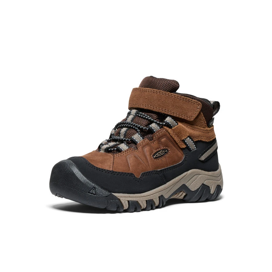 Keen Little Kids' Targhee IV Waterproof Hiking Boot | Bison/Brindle 3 Keen Little Kids' Targhee IV Waterproof Hiking Boot | Bison/Brindle - Image 3