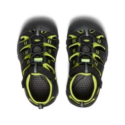 Keen Little Kids' Newport H2 | Black/Lime Green -Keen 74ce8972aa236fc59e8f99c73eed087f5a19c578