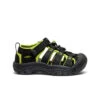 Keen Little Kids' Newport H2 | Black/Lime Green