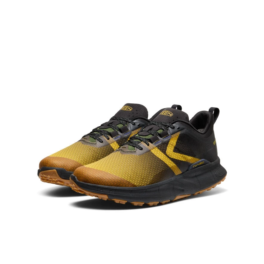 Keen Men's 450 Dirt Waterproof Hiking Shoe | Lemon Curry/Black 2 Keen Men's 450 Dirt Waterproof Hiking Shoe | Lemon Curry/Black - Image 2