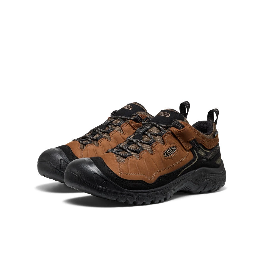 Keen Men's Targhee IV Waterproof Hiking Shoe | Bison/Black 2 Keen Men's Targhee IV Waterproof Hiking Shoe | Bison/Black - Image 2