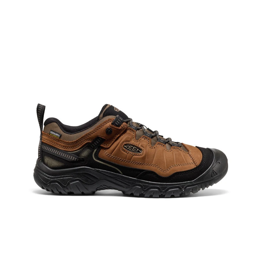 Keen Men's Targhee IV Waterproof Hiking Shoe | Bison/Black 1 Keen Men's Targhee IV Waterproof Hiking Shoe | Bison/Black