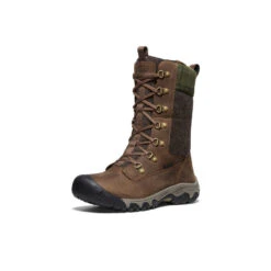 Keen Women's Greta Tall Waterproof Boot | Dark Earth/Green Plaid -Keen 862e01d428a484aa26146c1a1f011ccb62b067dd