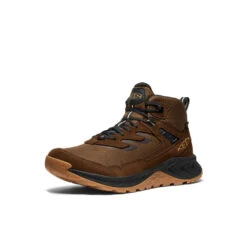 Keen Men's Hightrail Waterproof Hiking Boot | Dark Earth/Oak Buff -Keen 87d2b00b93f0bfe6a7d7d50371152e97139be1a3